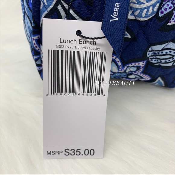 Tropics tapestry Vera Bradley backpack lunch lunch - Picture 4 of 8